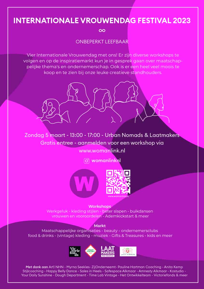 Internationale Vrouwendag Festival Safespace Alkmaar